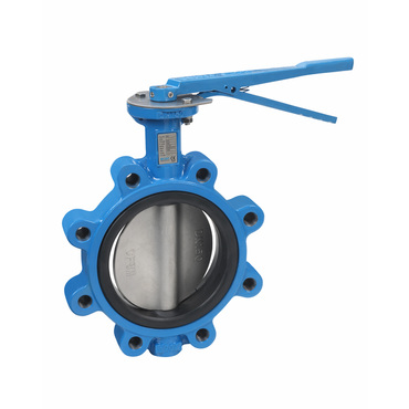 Butterfly valve Type: 6831 Ductile cast iron/Stainless steel Centric Squeeze handle Lug type